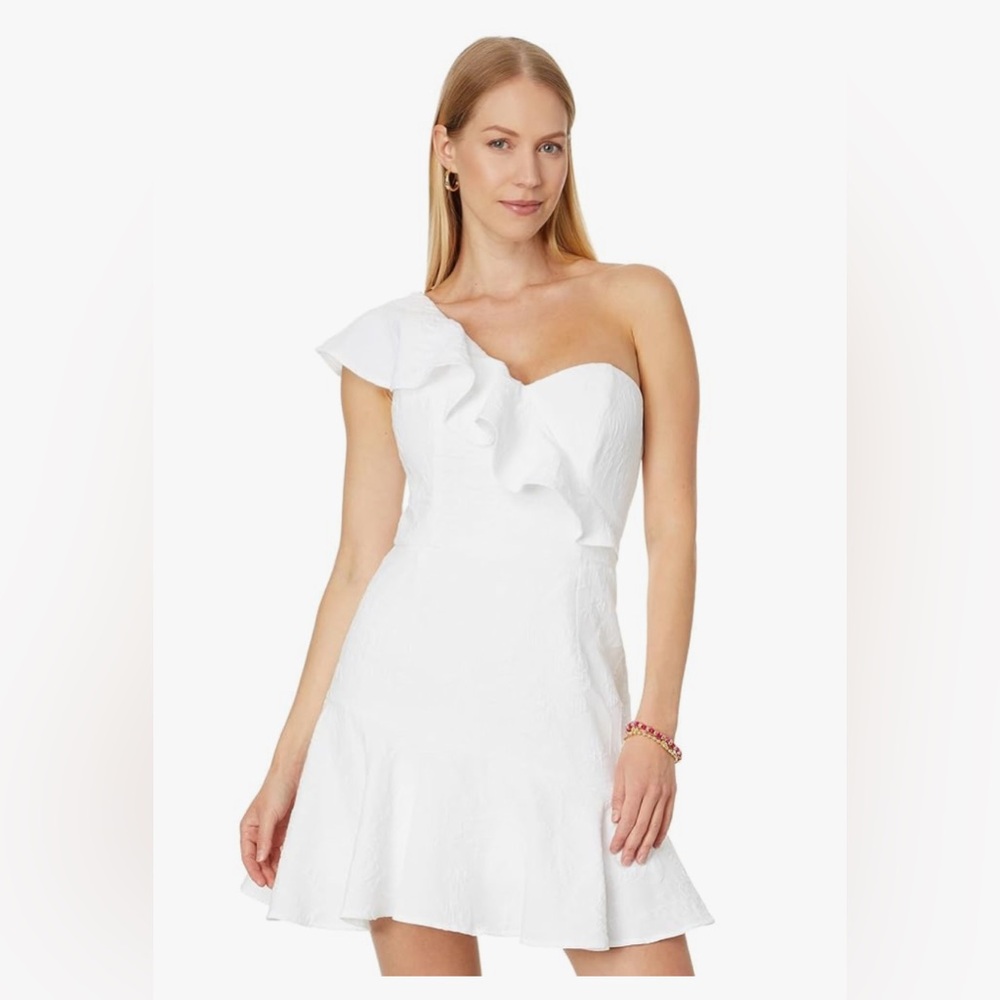 NWT Lilly Pulitzer 00 Arlana One Shoulder Romper
